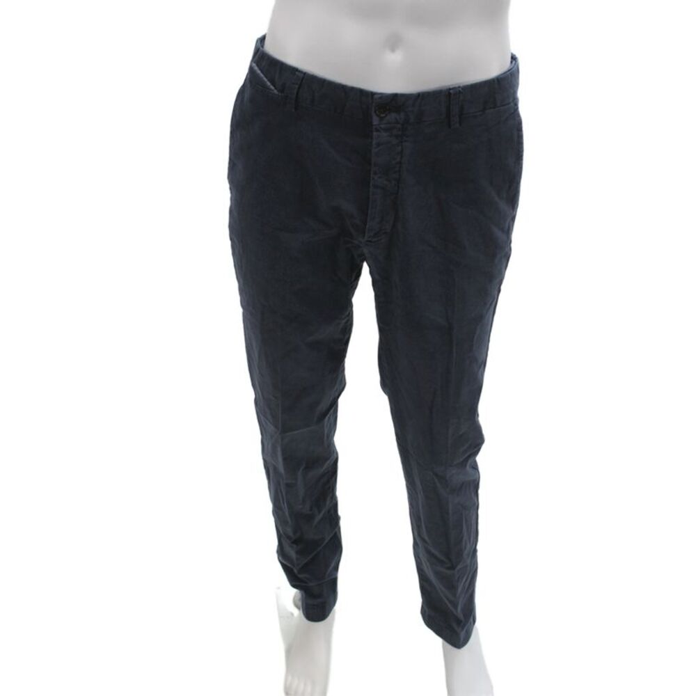 Ledbury Mens Blue Chino Pants Cotton Size 32